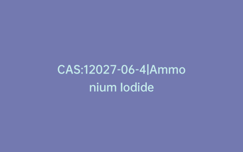 CAS:12027-06-4|Ammonium Iodide