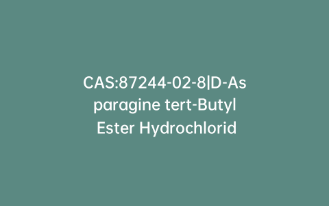 CAS:87244-02-8|D-Asparagine tert-Butyl Ester Hydrochloride