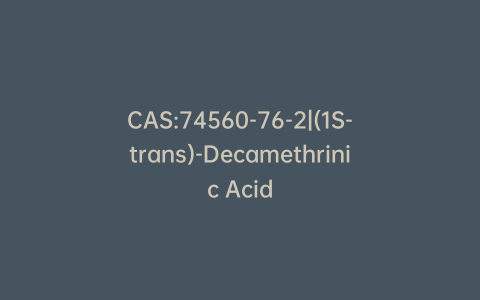 CAS:74560-76-2|(1S-trans)-Decamethrinic Acid