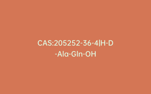 CAS:205252-36-4|H-D-Ala-Gln-OH