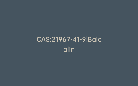 CAS:21967-41-9|Baicalin