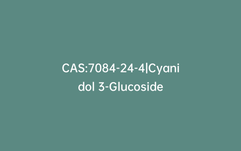 CAS:7084-24-4|Cyanidol 3-Glucoside
