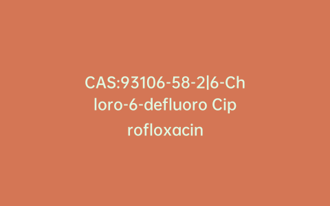 CAS:93106-58-2|6-Chloro-6-defluoro Ciprofloxacin