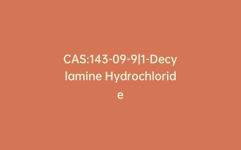 CAS:143-09-9|1-Decylamine Hydrochloride
