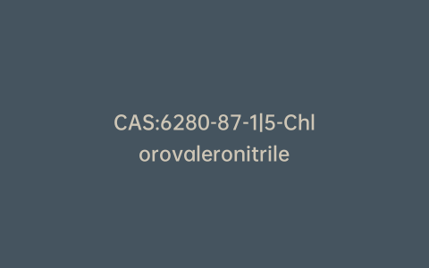 CAS:6280-87-1|5-Chlorovaleronitrile