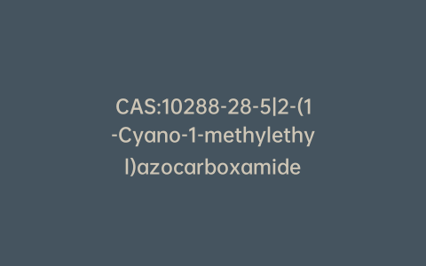 CAS:10288-28-5|2-(1-Cyano-1-methylethyl)azocarboxamide