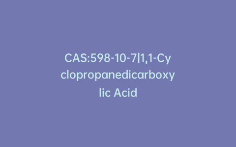 CAS:598-10-7|1,1-Cyclopropanedicarboxylic Acid