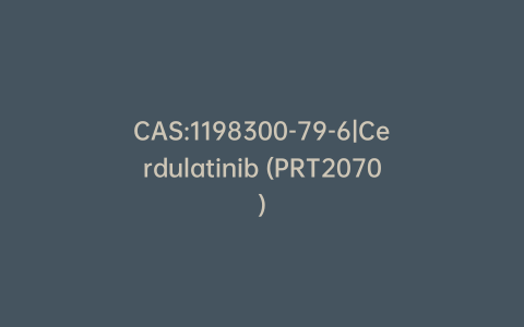 CAS:1198300-79-6|Cerdulatinib (PRT2070)