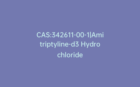 CAS:342611-00-1|Amitriptyline-d3 Hydrochloride