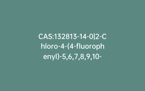 CAS:132813-14-0|2-Chloro-4-(4-fluorophenyl)-5,6,7,8,9,10-hexahydrocycloocta[b]pyridine