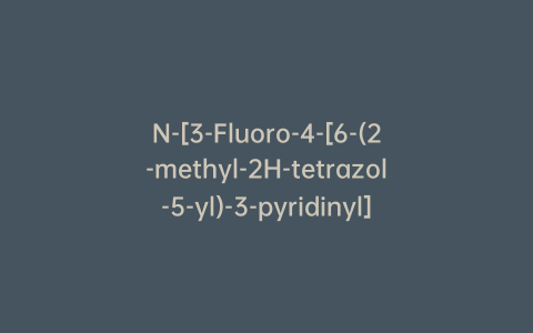 N-[3-Fluoro-4-[6-(2-methyl-2H-tetrazol-5-yl)-3-pyridinyl]phenyl]carbamic Acid Phenylmethyl Ester-d3