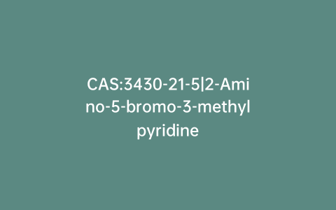 CAS:3430-21-5|2-Amino-5-bromo-3-methylpyridine