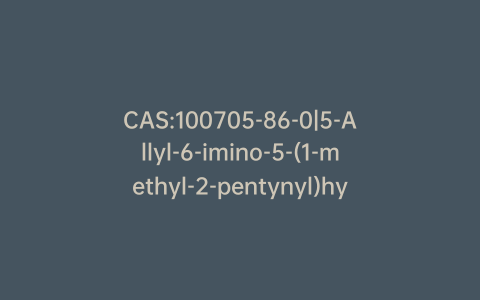 CAS:100705-86-0|5-Allyl-6-imino-5-(1-methyl-2-pentynyl)hydrouracil