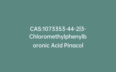 CAS:1073353-44-2|3-Chloromethylphenylboronic Acid Pinacol Ester