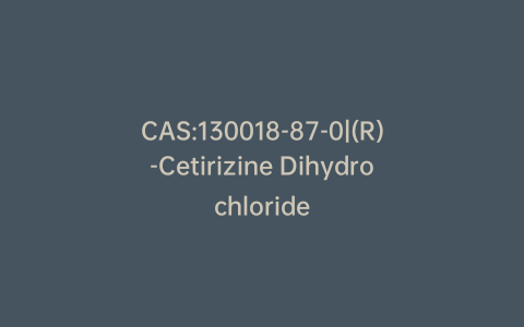 CAS:130018-87-0|(R)-Cetirizine Dihydrochloride