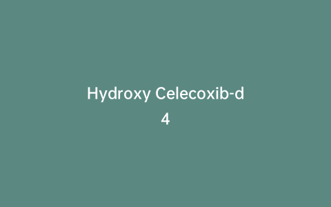 Hydroxy Celecoxib-d4