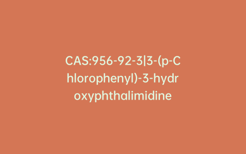 CAS:956-92-3|3-(p-Chlorophenyl)-3-hydroxyphthalimidine