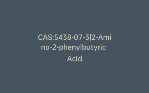 CAS:5438-07-3|2-Amino-2-phenylbutyric Acid