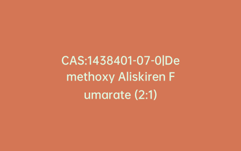 CAS:1438401-07-0|Demethoxy Aliskiren Fumarate (2:1)