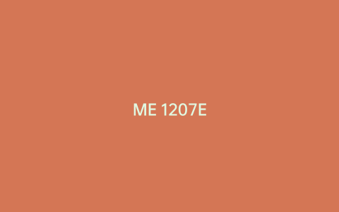 ME 1207E