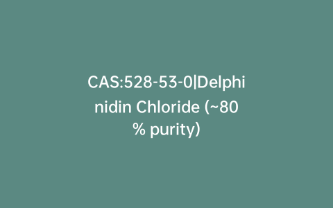 CAS:528-53-0|Delphinidin Chloride (~80% purity)