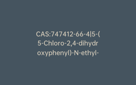 CAS:747412-66-4|5-(5-Chloro-2,4-dihydroxyphenyl)-N-ethyl-4-[4-(4-morpholinylmethyl)phenyl]-3-isoxazolecarboxamide