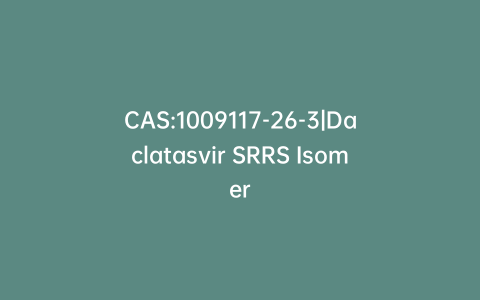 CAS:1009117-26-3|Daclatasvir SRRS Isomer