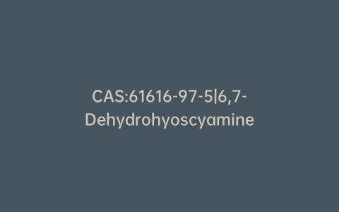 CAS:61616-97-5|6,7-Dehydrohyoscyamine