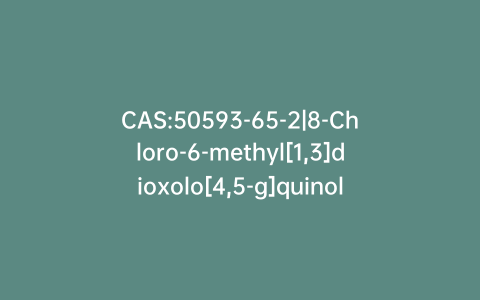 CAS:50593-65-2|8-Chloro-6-methyl[1,3]dioxolo[4,5-g]quinoline
