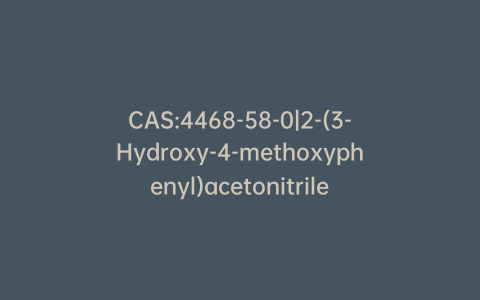 CAS:4468-58-0|2-(3-Hydroxy-4-methoxyphenyl)acetonitrile