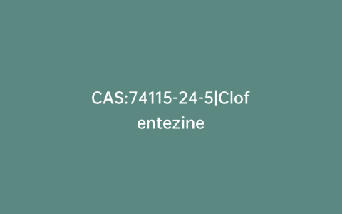 CAS:74115-24-5|Clofentezine