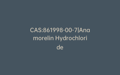 CAS:861998-00-7|Anamorelin Hydrochloride