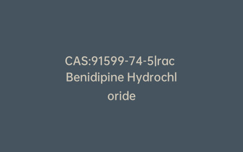 CAS:91599-74-5|rac Benidipine Hydrochloride