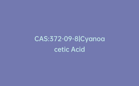 CAS:372-09-8|Cyanoacetic Acid