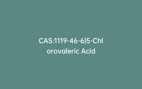 CAS:1119-46-6|5-Chlorovaleric Acid