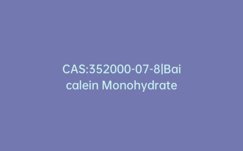 CAS:352000-07-8|Baicalein Monohydrate