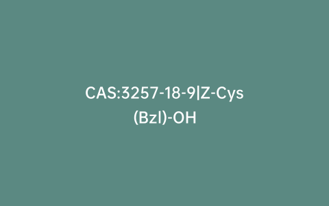 CAS:3257-18-9|Z-Cys(Bzl)-OH