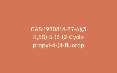 CAS:1980814-87-6|(3R,5S)-5-(3-(2-Cyclopropyl-4-(4-fluorophenyl)quinolin-3-yl)oxiran-2-yl)-3,5-dihydroxypentanoic Acid