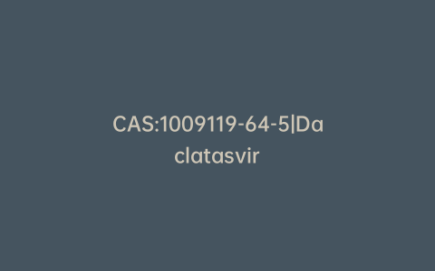 CAS:1009119-64-5|Daclatasvir