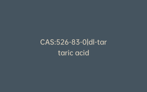 CAS:526-83-0|dl-tartaric acid
