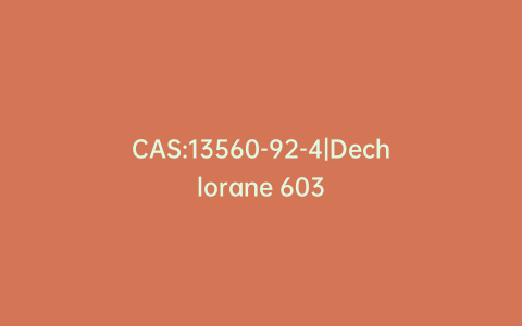 CAS:13560-92-4|Dechlorane 603