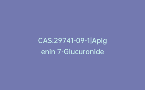 CAS:29741-09-1|Apigenin 7-Glucuronide