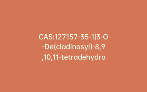 CAS:127157-35-1|3-O-De(cladinosyl)-8,9,10,11-tetradehydro-9-deoxo-11,12-dideoxy-9,12-epoxy Clarithromycin