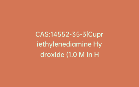 CAS:14552-35-3|Cupriethylenediamine Hydroxide (1.0 M in H2O)