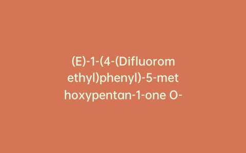 (E)-1-(4-(Difluoromethyl)phenyl)-5-methoxypentan-1-one O-(2-Aminoethyl) Oxime Maleate