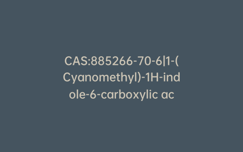 CAS:885266-70-6|1-(Cyanomethyl)-1H-indole-6-carboxylic acid