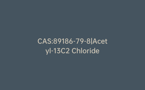 CAS:89186-79-8|Acetyl-13C2 Chloride