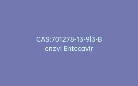 CAS:701278-13-9|3-Benzyl Entecavir