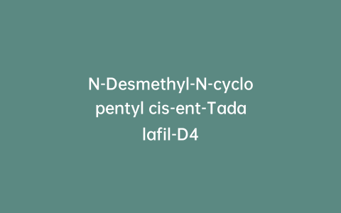 N-Desmethyl-N-cyclopentyl cis-ent-Tadalafil-D4