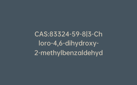 CAS:83324-59-8|3-Chloro-4,6-dihydroxy-2-methylbenzaldehyde
